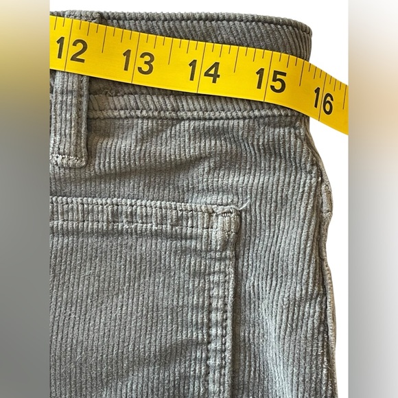 Women’s Mavi Corduroy Cropped Wide Leg Pants Size 29‎ Grey Paloma Marine - Picture 5 of 10
